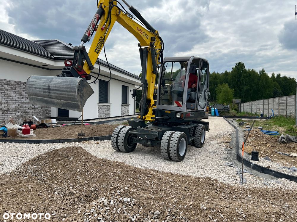 Wacker Neuson Mini KOPARKA KOŁOWA WACKER NEUSON 6503 WD 5,8t Długie ramie 3xłamane Dodatkowa hydraulika SZYBKA SKRĘTNA 2x łyżki Wiertnica skarpowa hydrauliczna Yanmar 2009r 3060mth - 6