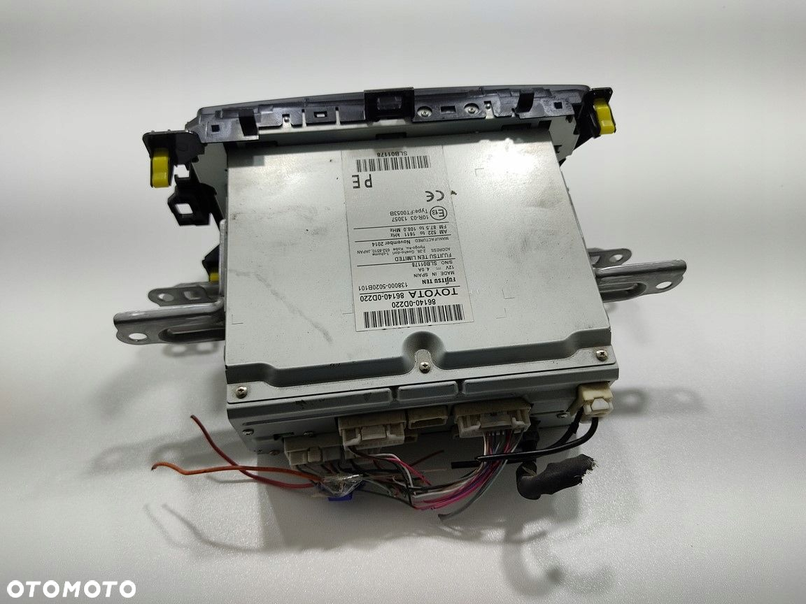 FABRYCZNE RADIO NAWIGACJA TOYOTA YARIS III 86140-0D220 2011-2014 - 7