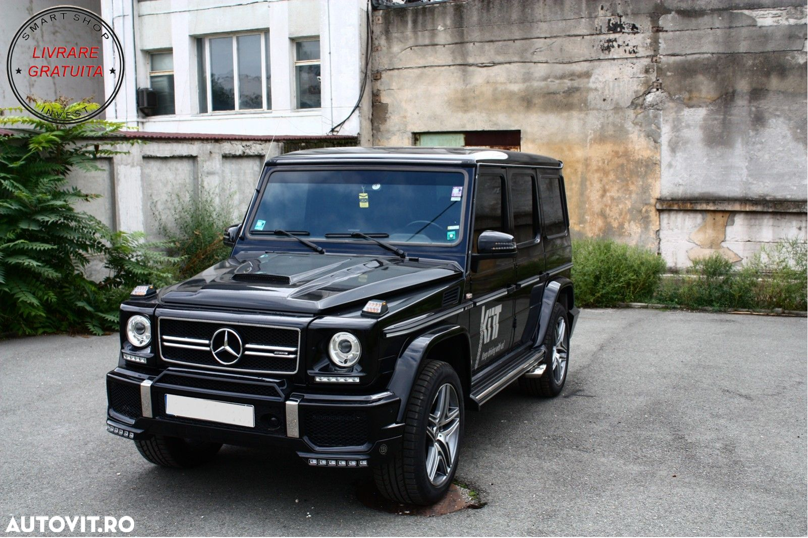 Carcasa faruri cu Lumini de zi dedicate LED DRL Mercedes G-class W463 (1989-2012) - livrare gratuita - 5