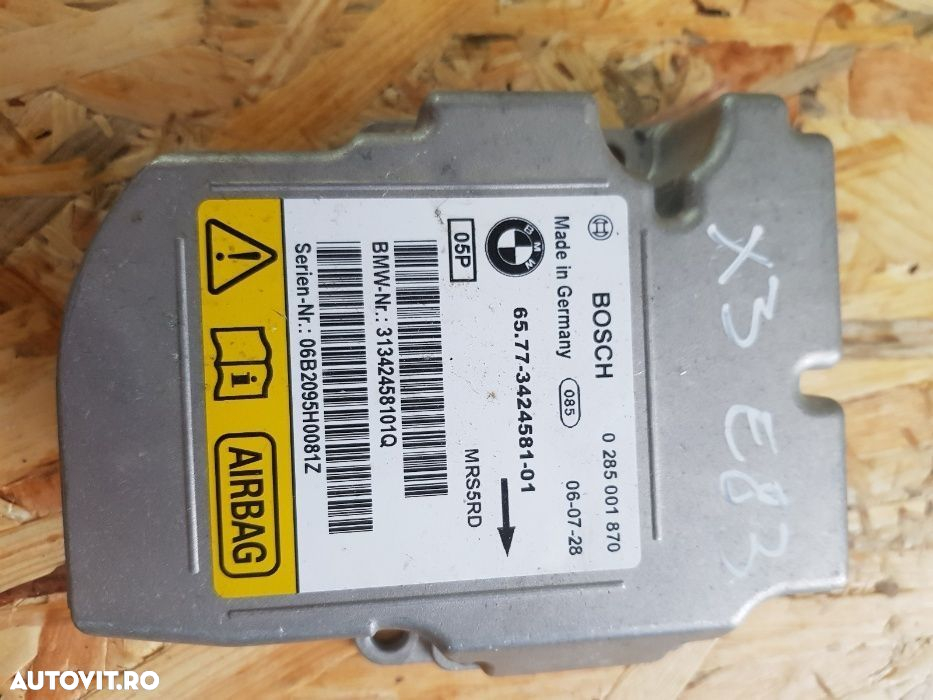 Calculator Modul Airbag Bmw Seria 5 E60 E61 Cod - 2