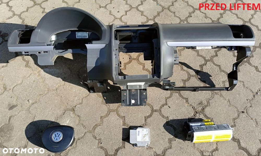 Touran I deska rozdzielcza oryginał PRZED i PO lifcie Volkswagen - 3