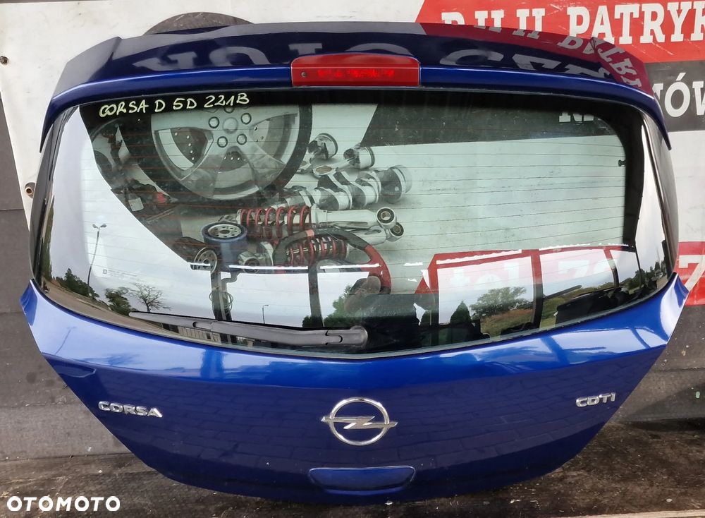 KLAPA BAGAŻNIKA OPEL CORSA D 5D Z21B - 1