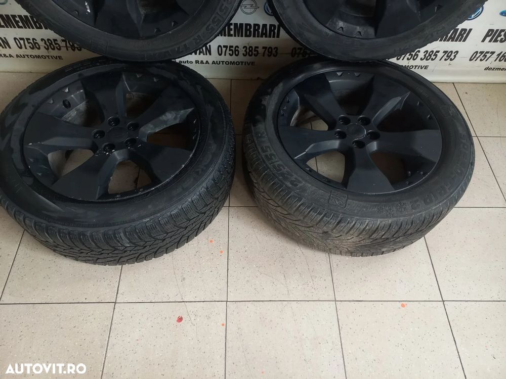 Set Jante Aluminiu Cu Anvelope Subaru Forester 1997-1998-1999-2000-2001-2002-2003-2004-2005-2006-2007-2008-2009-2010-2011-2012-2013-2014-2015-2016-2017-2018-2019-2020-2021-2022-2023-2024 5x100 Dimensiune 225/55R17 Anvelope Semperit M+S Stare Buna - Dezmembrari Arad - 5