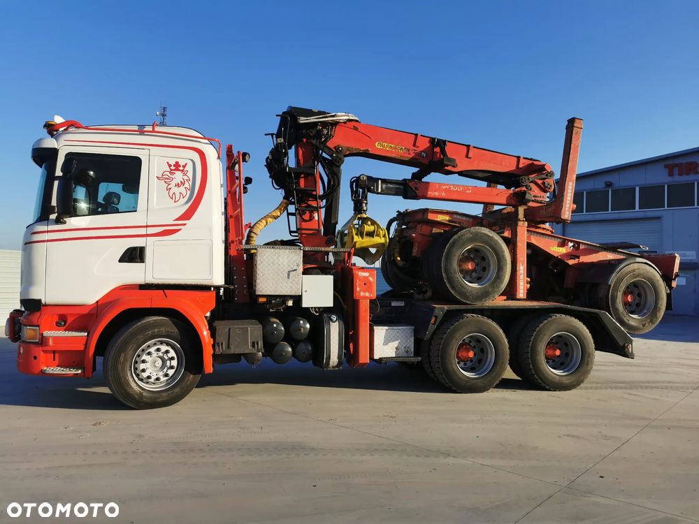 Scania R620, Epsilon S300L82, do dłużycy, drewna, lasu, kłody - 8