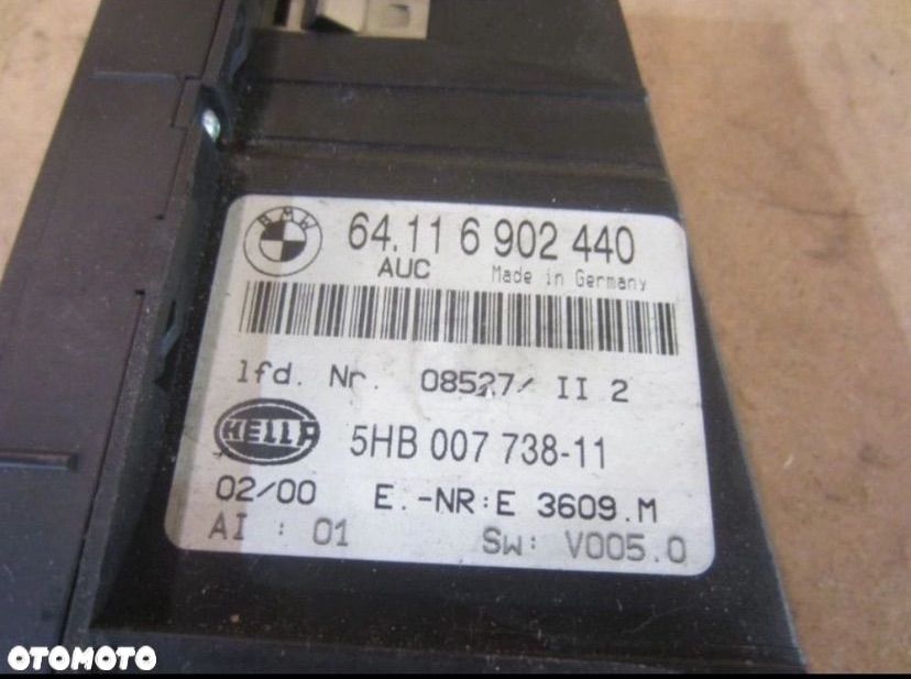 6902440 panel nawiewu klimatyzacji bmw 3 e46 - 3