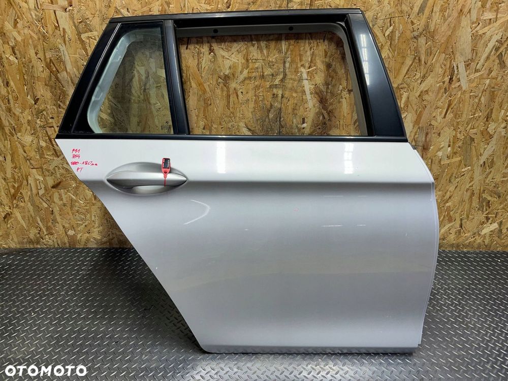 bmw 5 f10 f11 2015 tył strona prawa drzwi tylne 354 titansilber