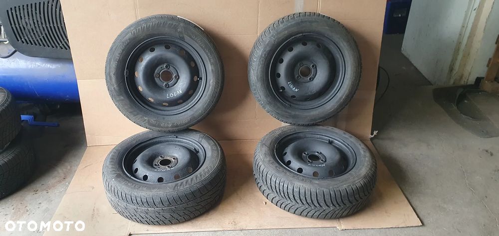 4X Felga stalowa Dacia Logan 4x100 R15 195/65 ET50 - 1