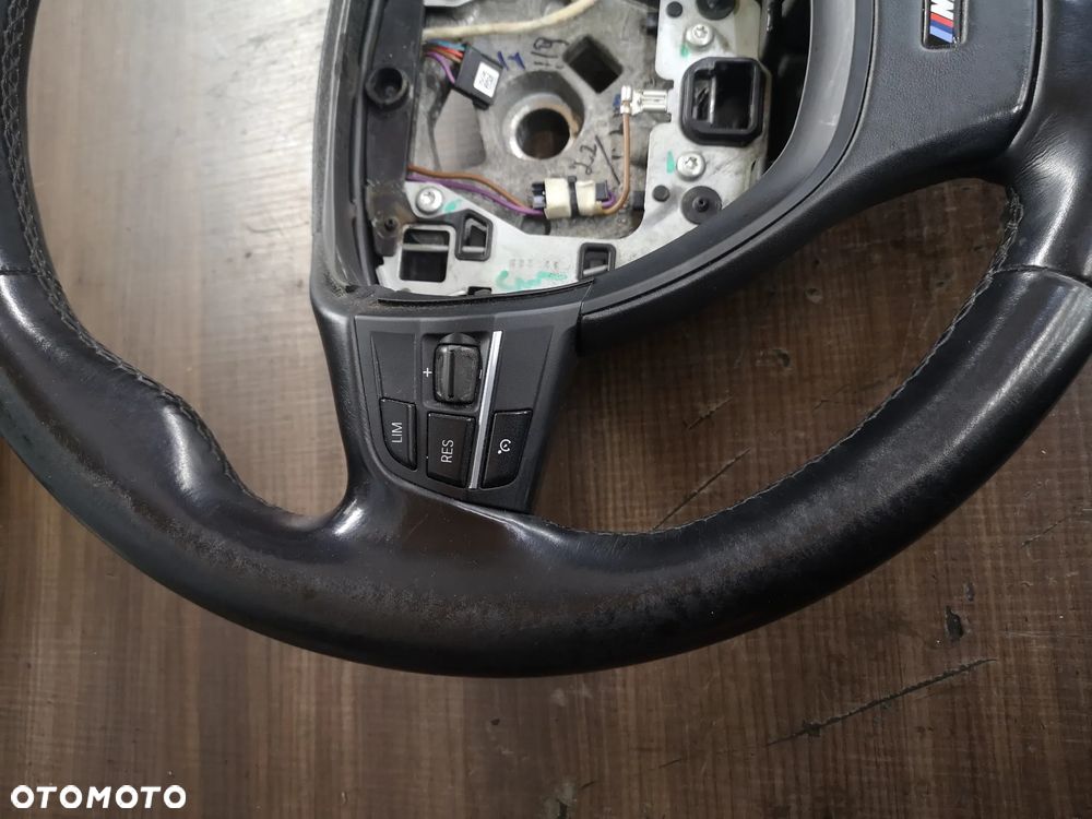 BMW 5 F10 F11 KIEROWNICA M PAKIET ORYGINALNA SKÓRZANA Z MULTIFUNKCJĄ ŁADNA - 9