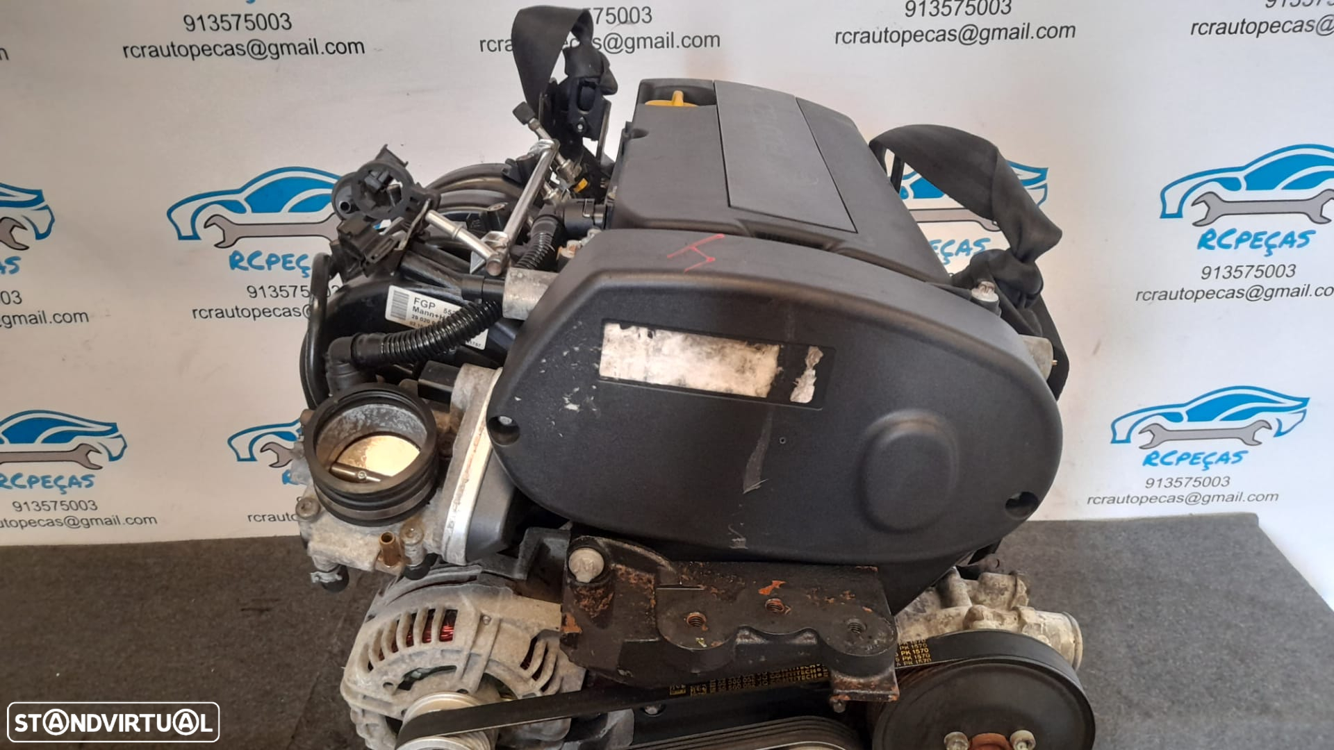 MOTOR COMPLETO OPEL ZAFIRA B 1.8i 16V 140CV Z18XER ASTRA H TIGRA B TWINTOP VECTRA C MOTOR ARRANQUE ALTERNADOR COMPRESSOR AR CONDICIONADO BOMBA DIRECAO DIREÇÃO TURBO INJETOR INJETORES - 6