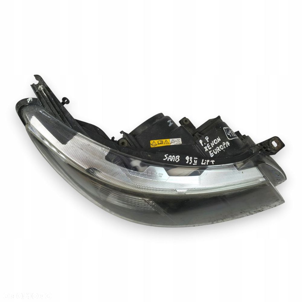 LAMPA PRAWA Saab 9-3 II LIFT 07-11r PRZEDNIA PRAWY PRZÓD europa xenon - 2