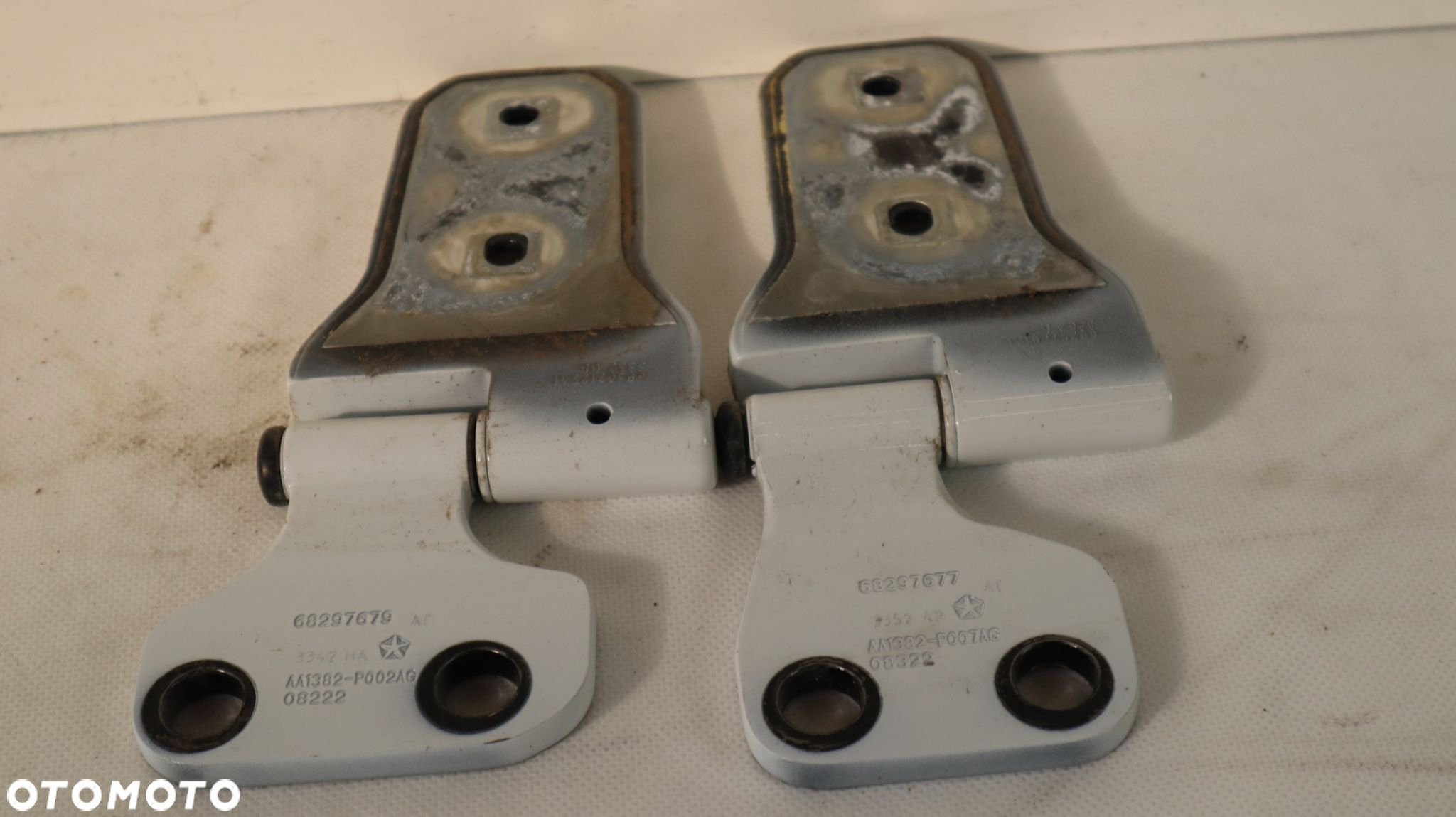 JEEP WRANGLER JL 18- ZAWIASY DRZWI LEWYCH TYŁ 68297677AC,  68297679AC - 3