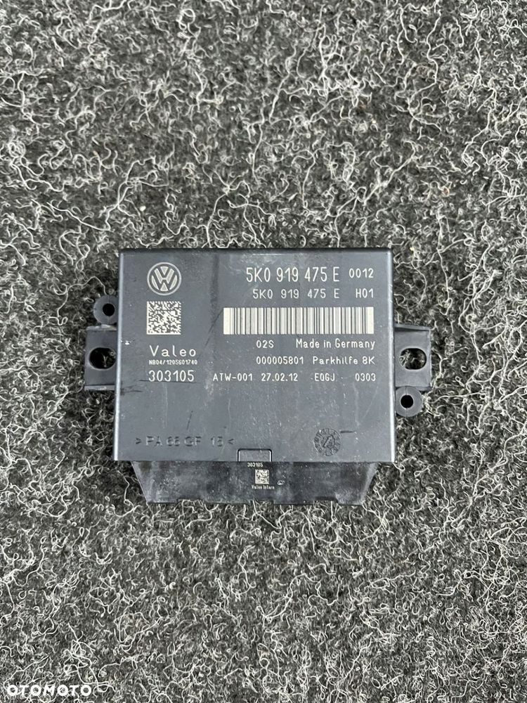 vw golf VI lift moduł sterownik PDC 5K0919475E - 2