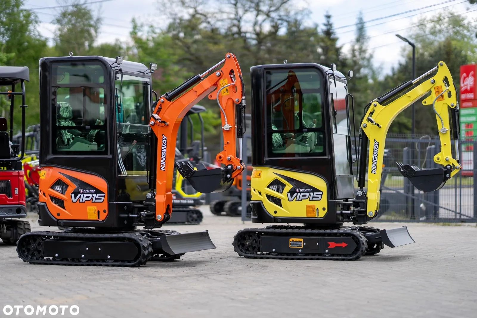 Kingway SV15 JOISTICK KABINA Ramię skr 1500kg 3 łyżki 3-cyl SILNIK 25KM D - 1