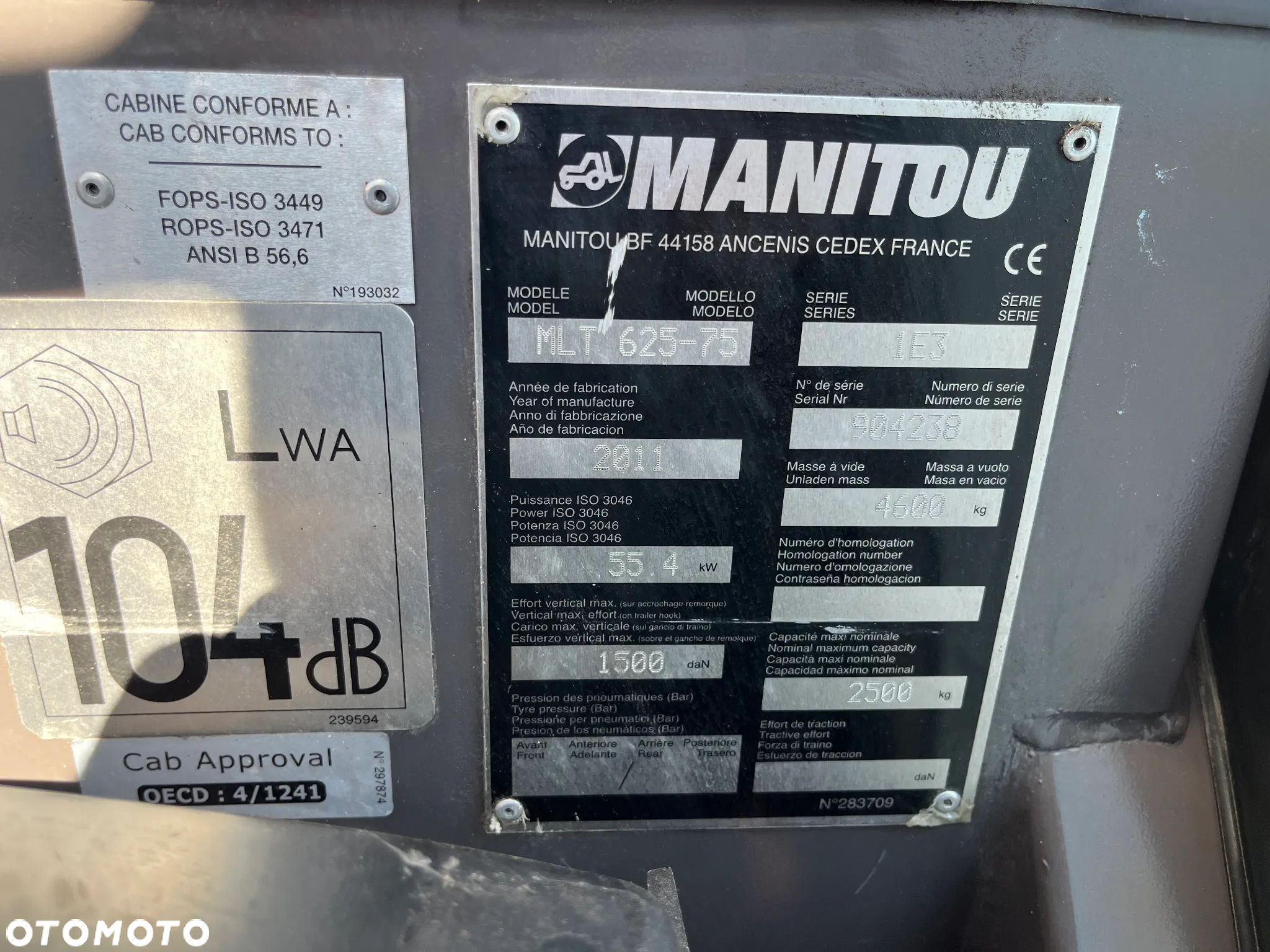 Manitou MLT 625 - 75 - 34