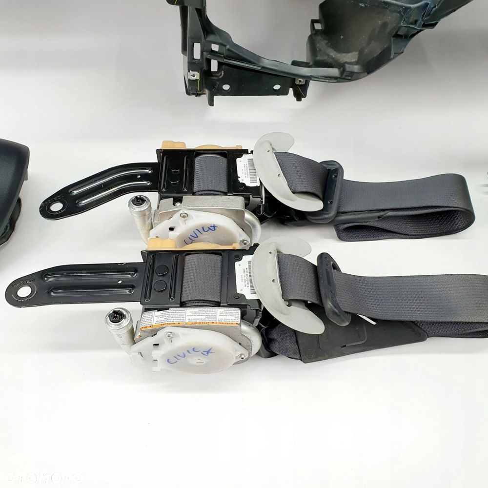 HONDA CIVIC 9 IX DESKA ROZDZIELCZA KONSOLA KOKPIT PULPIT PODUSZKI AIRBAG AIR BAG PASY KIT SET - 5