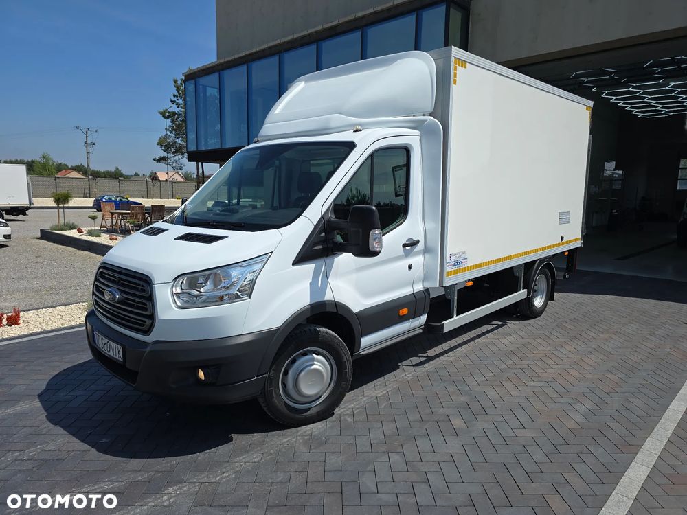 Ford TRANSIT 350-170 IZOTERMA WINDA 750Kg 48 Tyś Km SERWIS ASO FORD DO OSTATNIEGO Km SALON PL STAN JAK NOWY TEMPOMAT KLIMA ELKTRYKA ASYSTEN KIEROWCY WZMOCNIONE TYLNE ZAWIESZENIE RESOR + PODUSZKI PNEŁMATYCZNE - 10