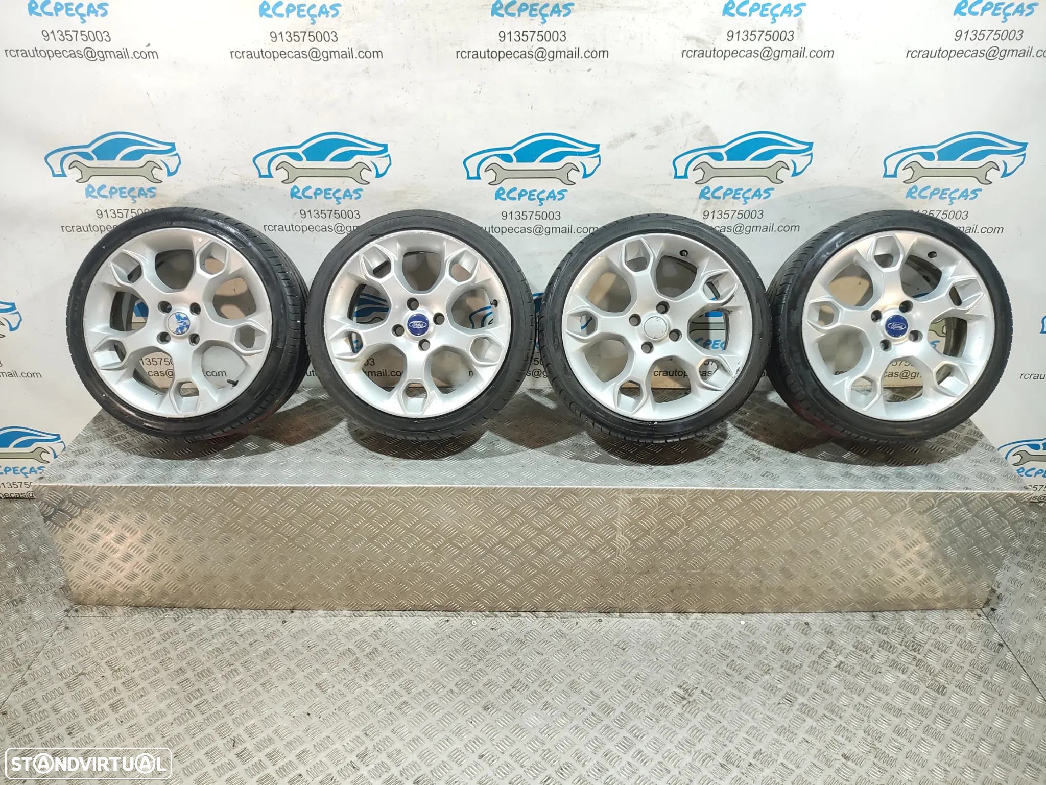 Conjunto Jantes 17 Originais Ford Fiesta Mk7 VII 7 J ET47,5 4x108 - 13
