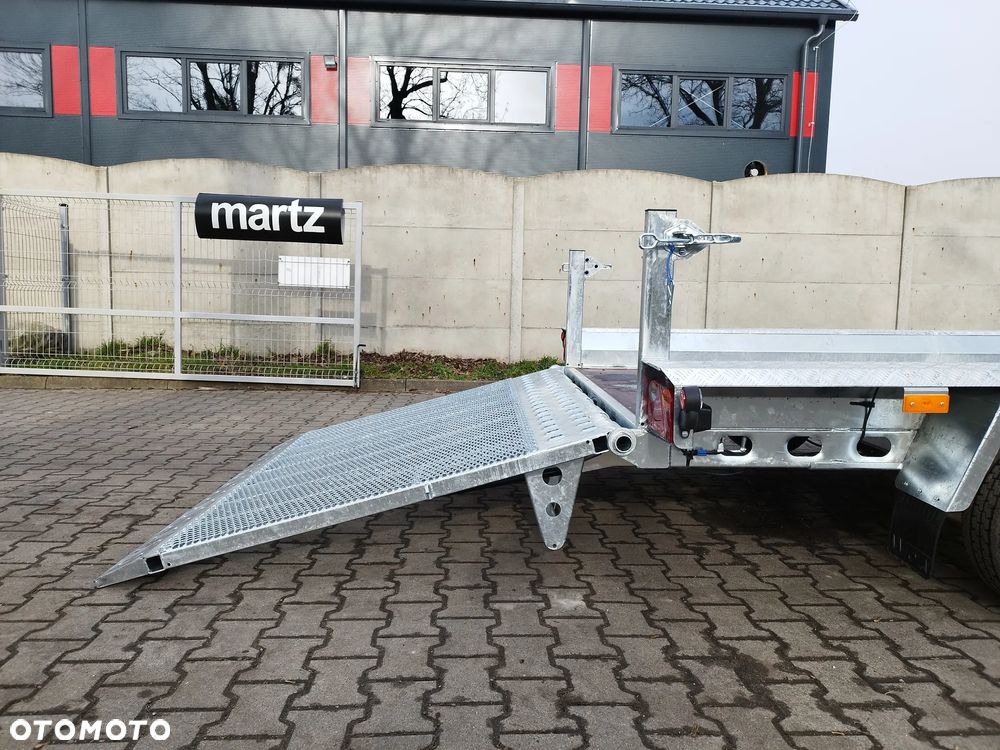 Wiola Przyczepa Wiola B3540 MAX TRAP 390x188 3 osie DMC 3500kg mocna spawana rama minikoparka walec - 14