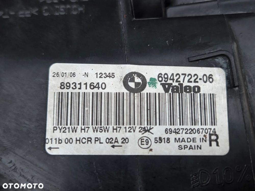 BMW 3 E90 E91 04-08 LAMPA PRZÓD PRZEDNIA PRAWA KOMPLETNA ZWYKŁA EUROPA 6942722 - 3