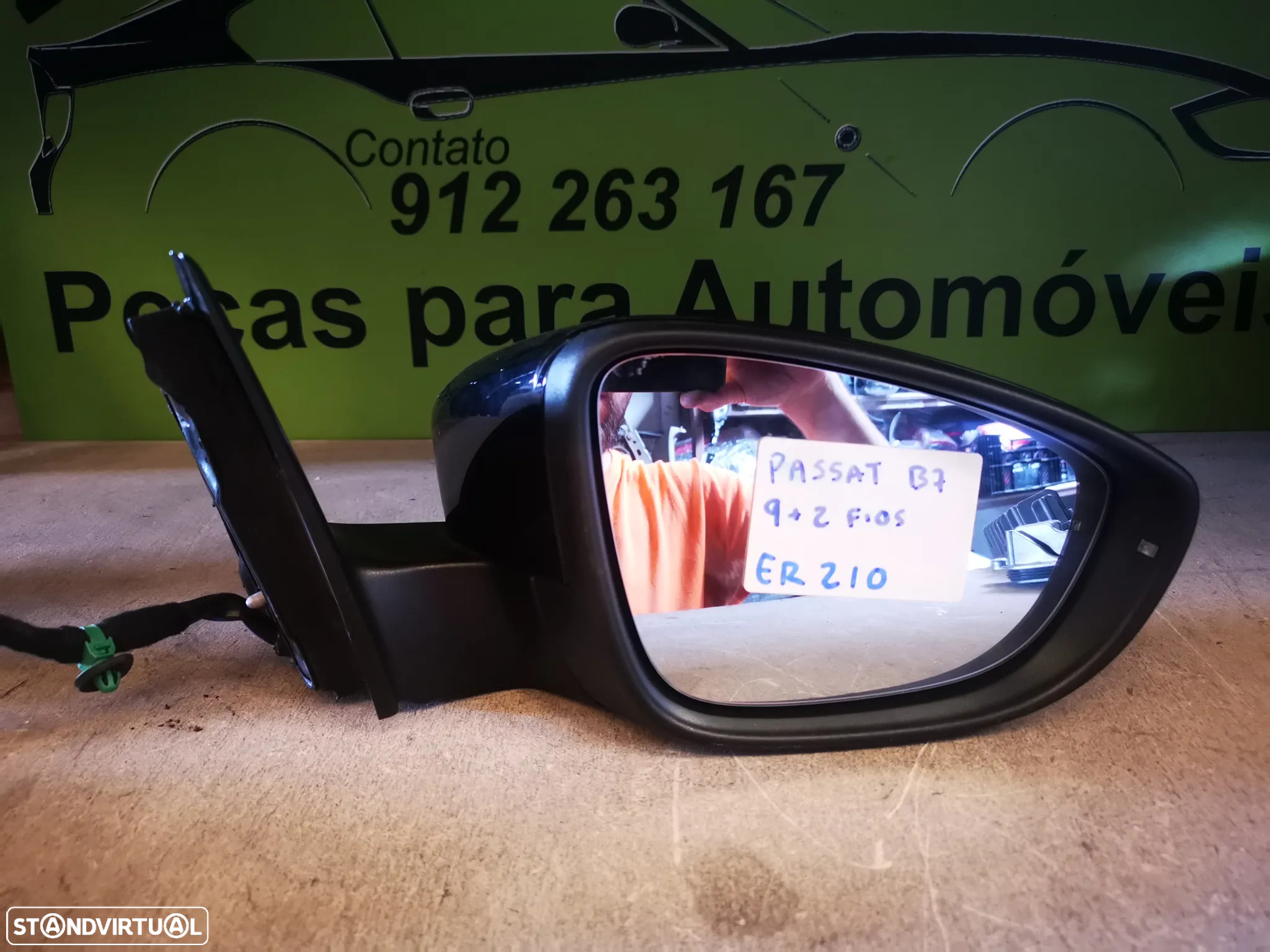 VW PASSAT B7 ESPELHO RETROVISOR DIREITO - ER210 - 4