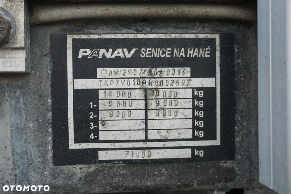 Panav TANDEM / DŁ. 8,35 M / FIRANKA / 20 PALET - 11