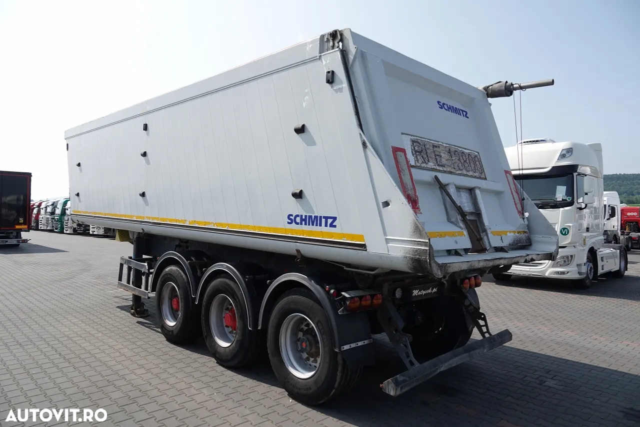Schmitz Cargobull 40 M3 BASCULATOR / CAMION ALUMINIU / AXIE LIFTATOR / SAF / - 5