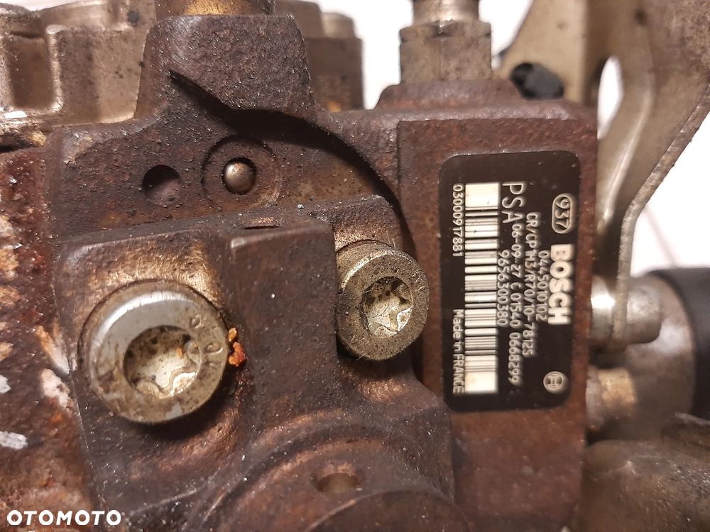 POMPA WTRYSKOWA PEUGEOT Citroen 1.6 HDi 9656300380 - 3