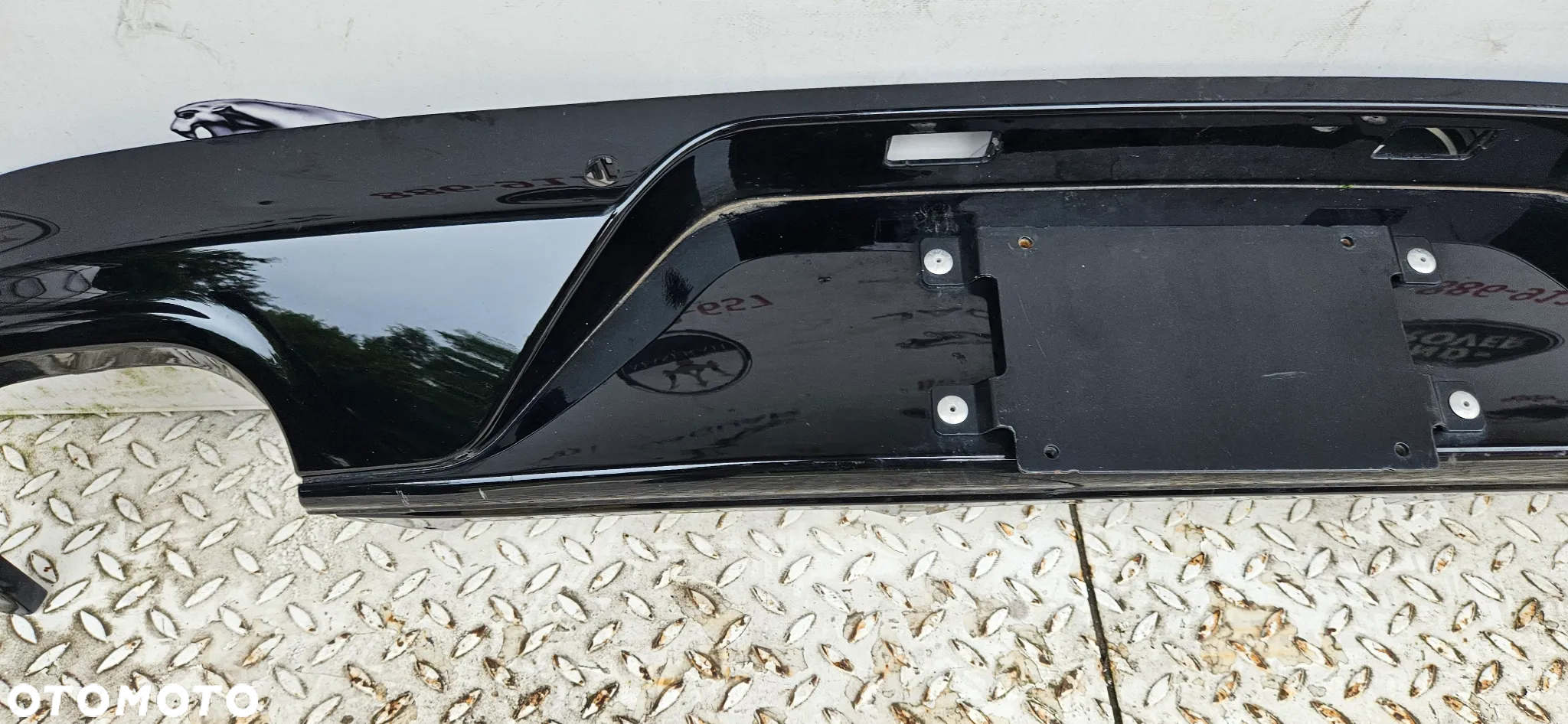 Jaguar XJ 351 LIFT 2015-2019 R-SPORT Dyfuzor zderzaka tylnego Spojler zderzaka tył pod 4x PDC  FW9M-17A894-AA - 7