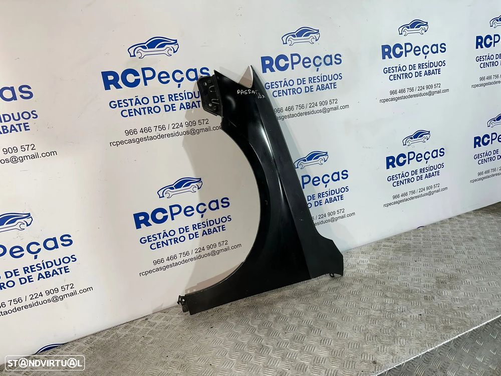 .Guardalamas Frente Frontal Esquerdo Original VW Volkswagen Passat B7 Facelift  2010 - 2015 - 12