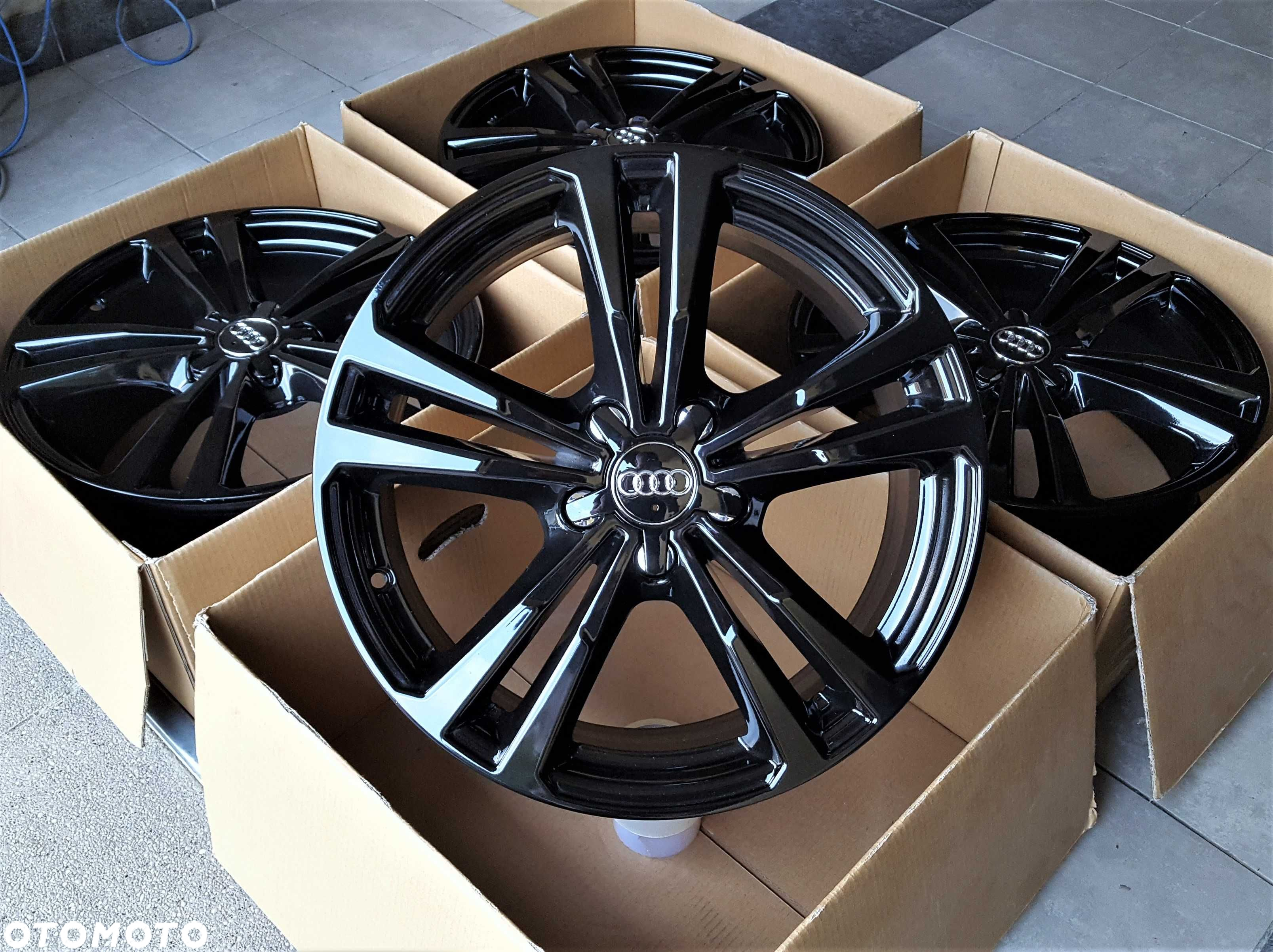 Alufelgi 18 5x112 Audi A3 8P 8V A4 B6 B7 A6 C5 C6 Q2 Q3 8V0 Czarne 47# - 2