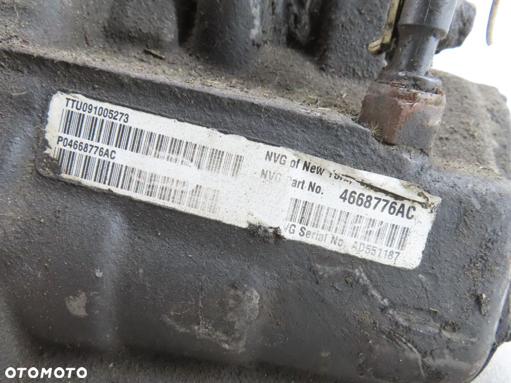 SKRZYNIA BIEGÓW CHRYSLER PT CRUISER 2.0 P04668776AC 4668776AC - 4