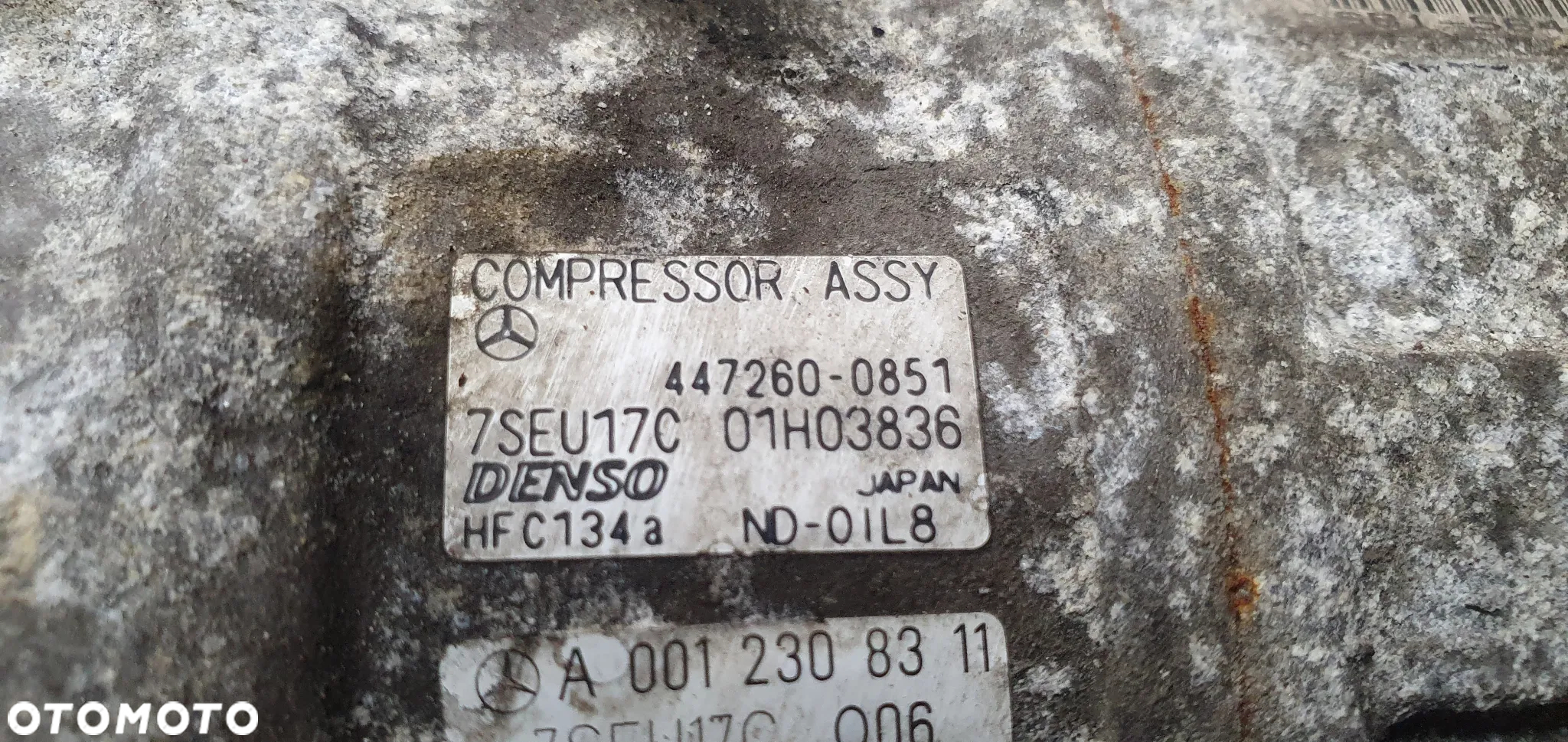 Sprężarka klimatyzacji pompa klimy Mercedes ML W164 3.0 CDI A0012308311 - 8
