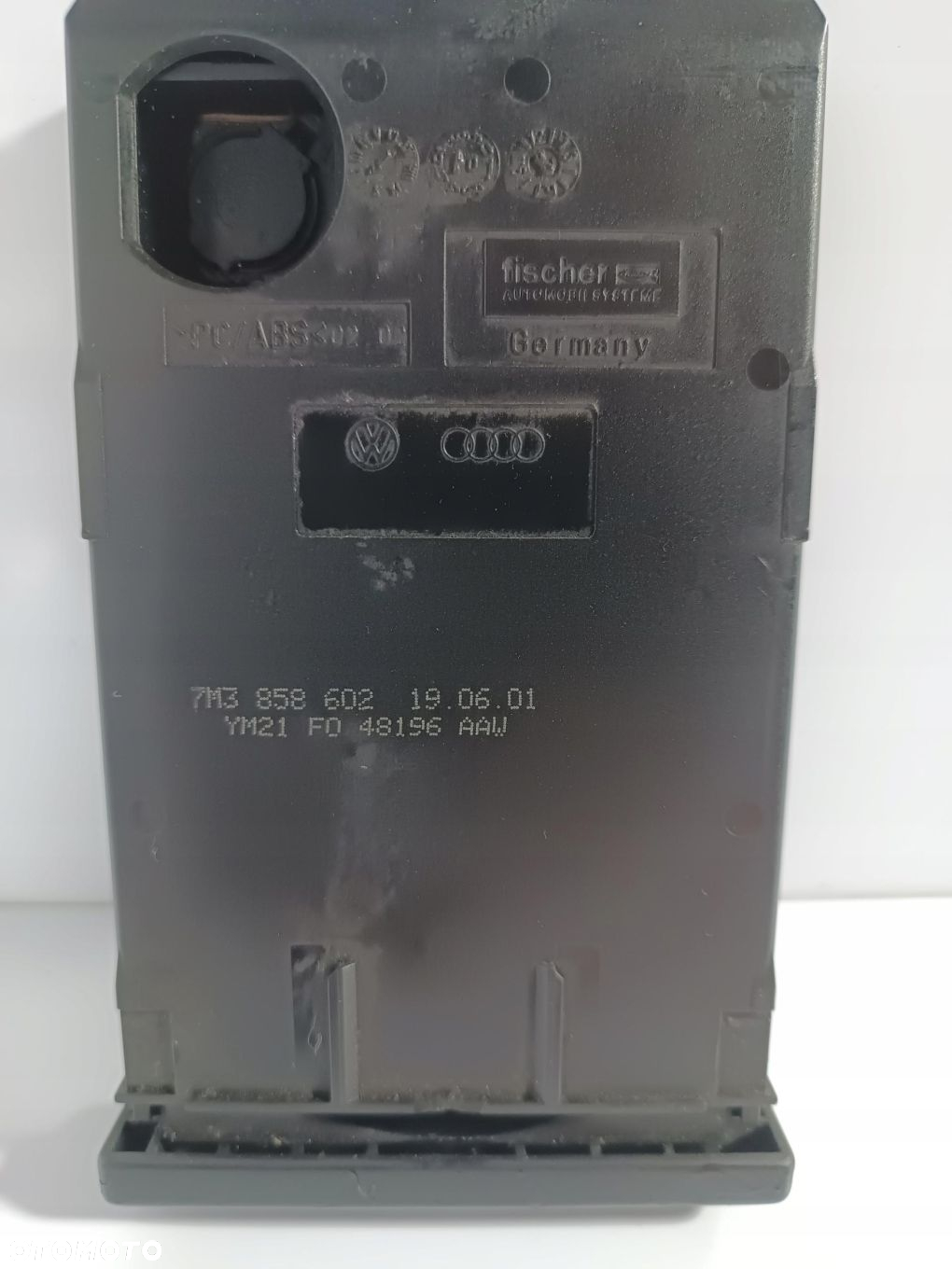 VW Sharan MK1 FL 00-10 UCHWYT NA KUBKI CUPHOLDER OE 7M3858602 - 4