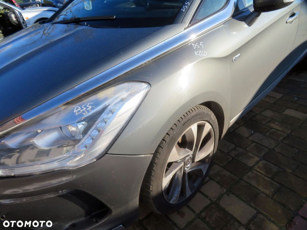 MASKA ZDERZAK BŁOTNIKI LAMPY DS5  KZCD  CITROEN 2011-2015 SZARY GALENA PRZÓD KOMPLETNY - 6