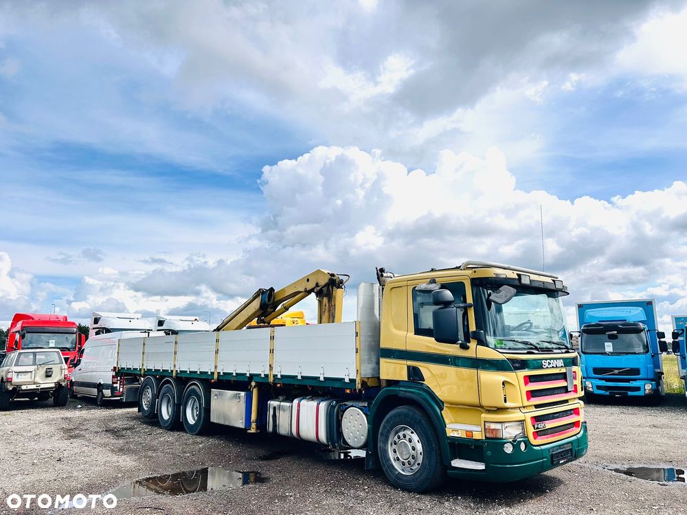 Scania P 420 / 8x4 / DŹWIG PALFINGER PK16502 - 9
