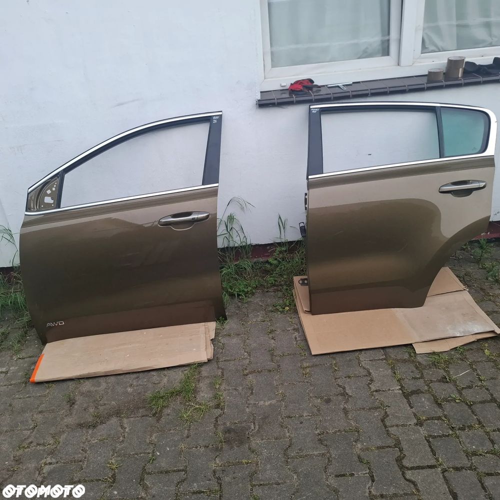 KIA SPORTAGE IV 4 15- DRZWI LEWA STRONA 2e brazowy zielony Alchemy Green PRZÓD LEWE TYŁ LEWE - 5