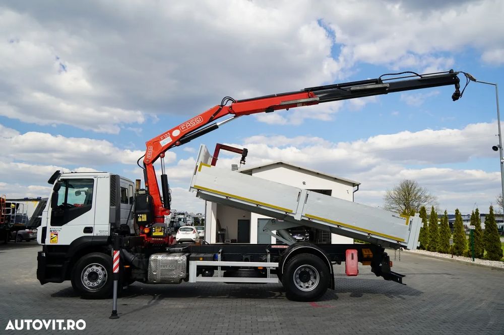 Iveco STRALIS / 310 / 4x2 / BASCULĂ - 5,3 M / HDS FASSI 135 - 8 M / EURO 6 - 3