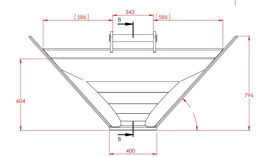 Łyżka trapezowa V - Producent -Lehnhoff, Verachtert, S30-S80 - 5