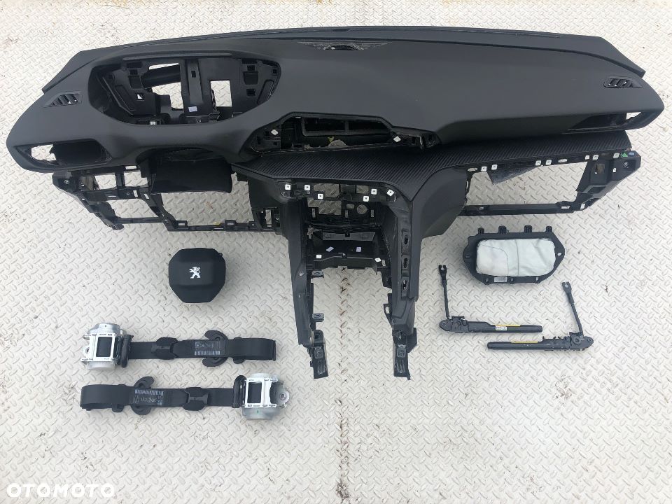 PEUGEOT 3008 5008 DESKA KONSOLA KOKPIT PULPIT PÓŁKA PARAPET AIRBAG KARBON REGENERACJA NAPRAWA OKAZJA - 7