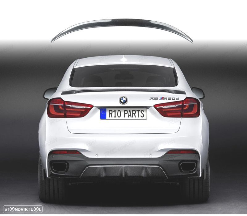AILERON LIP SPOILER BMW X6 F16 14- LOOK M PERFORMANCE CARBONO - 1