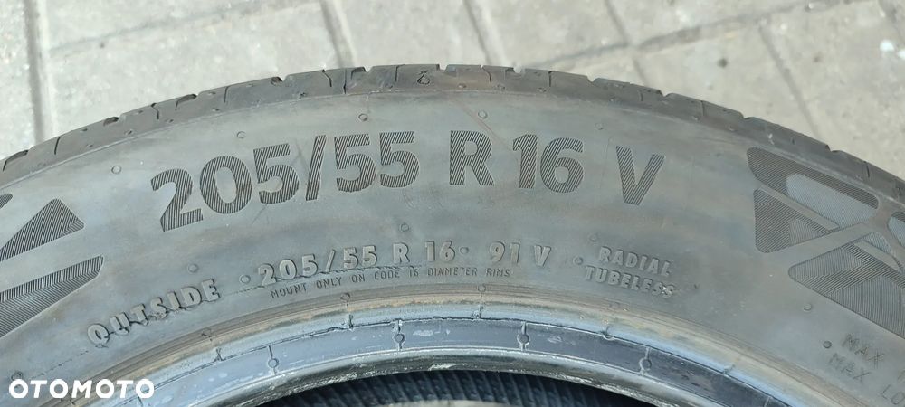 OPONY LETNIE 205/55R16V CONTINENTAL ECO CONTACT 6 (0222) LATO 7mm KOMPLET 4 SZTUKI - 6