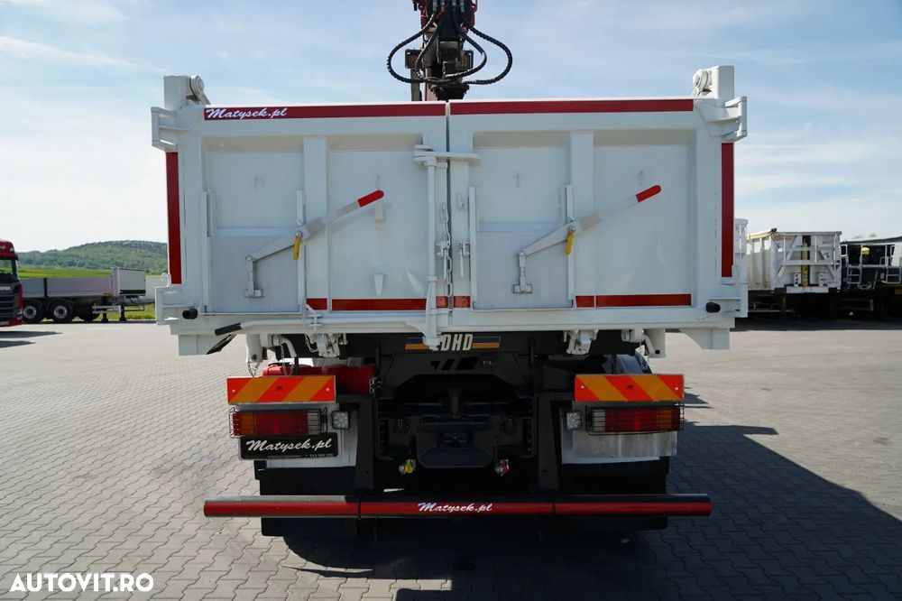 Iveco TRAKKER 360 / 6x4 / BASCULĂ DUBLU + HYDRODOLT / + HDS HMF 1643 Z2 / CUPĂ DE ÎNMATRICULARE / ROTATOARE / TELECOMANDĂ - 21