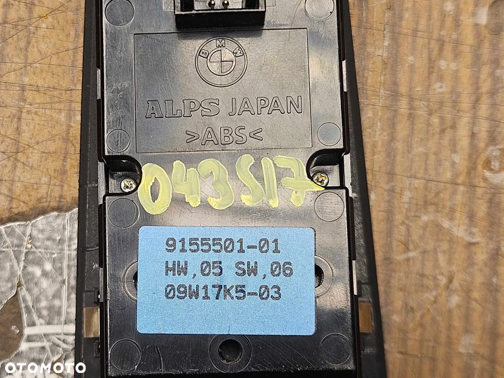 Panel Przełacznik Szyb 9155501 6945874 Włacznik Otwierania Szyby Sterowania Lusterka  Europa BMW 3 E90 E91 LCI Lift - 18