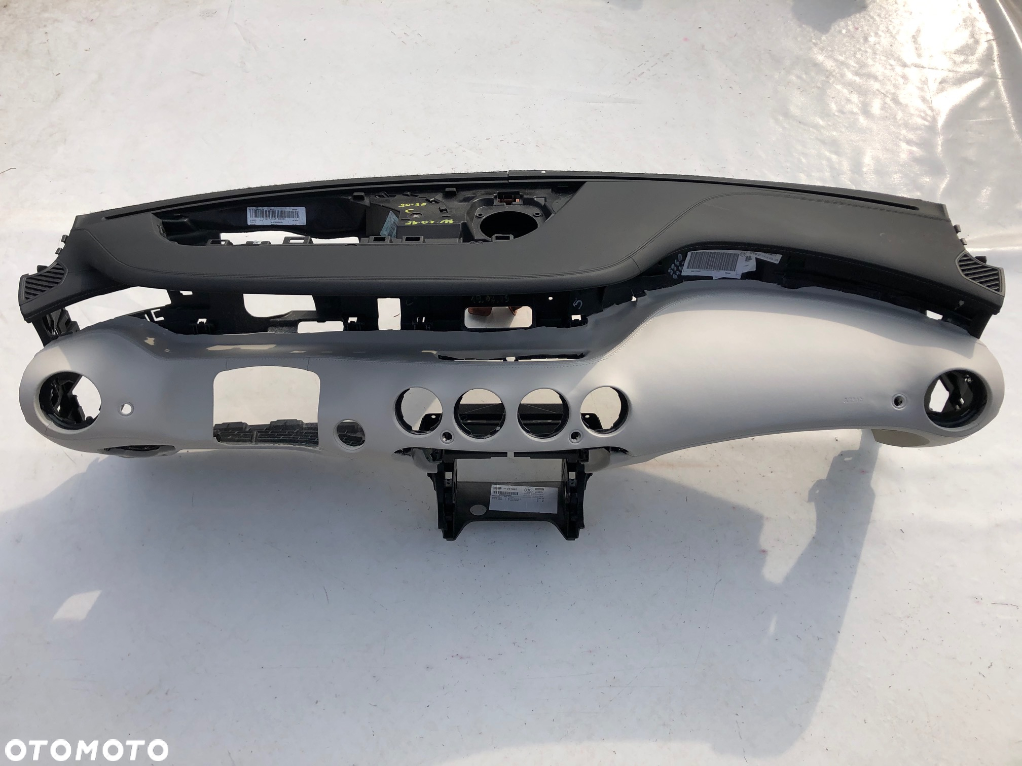 MERCEDES S W217 W222 DESKA KONSOLA KOKPIT PULPIT PÓŁKA PARAPET PODUSZKI AIRBAG PASY PAS KURTYNA FOTELA FOTEL  Raz2 - 3