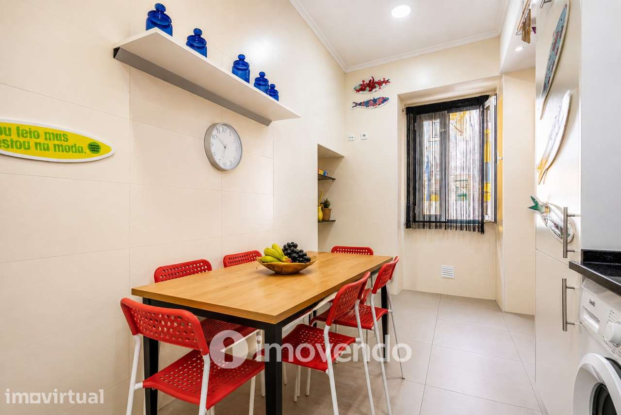 Apartamento T3 remodelado, mobilado e equipado, no centro de Lisboa - Grande imagem: 5/44