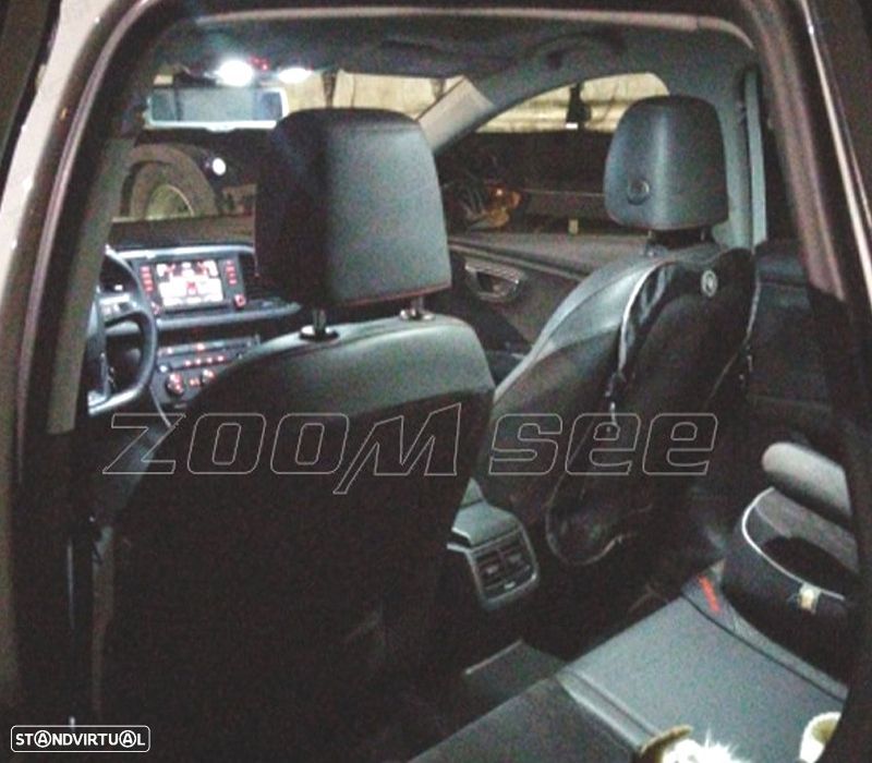 KIT COMPLETO DE 11 LAMPADAS LED INTERIOR PARA SKODA OCTAVIA SPACEBACK NH1 12- - 4