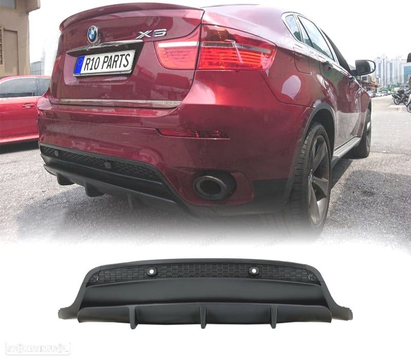 DIFUSOR BMW X6 E71 08-14 LOOK M PERFORMANCE - 1