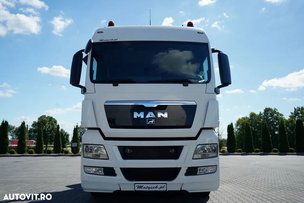 MAN TGX 18.440 / 6x2 / PLATFORMĂ - 6,3 M / HDS HIAB 422 E-6 HIDUO / CAPACITATE MAXIMĂ DE RIDICARE: 12.000 KG / EXTENSIE MAXIMĂ: 16,5 M / TELECOMANDĂ / - 15