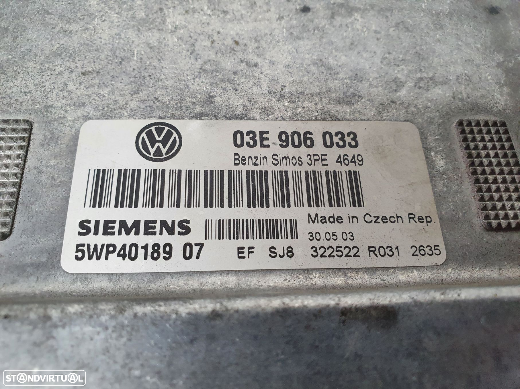Centralina / Modulo Motor Volkswagen Polo (9N_) - 2
