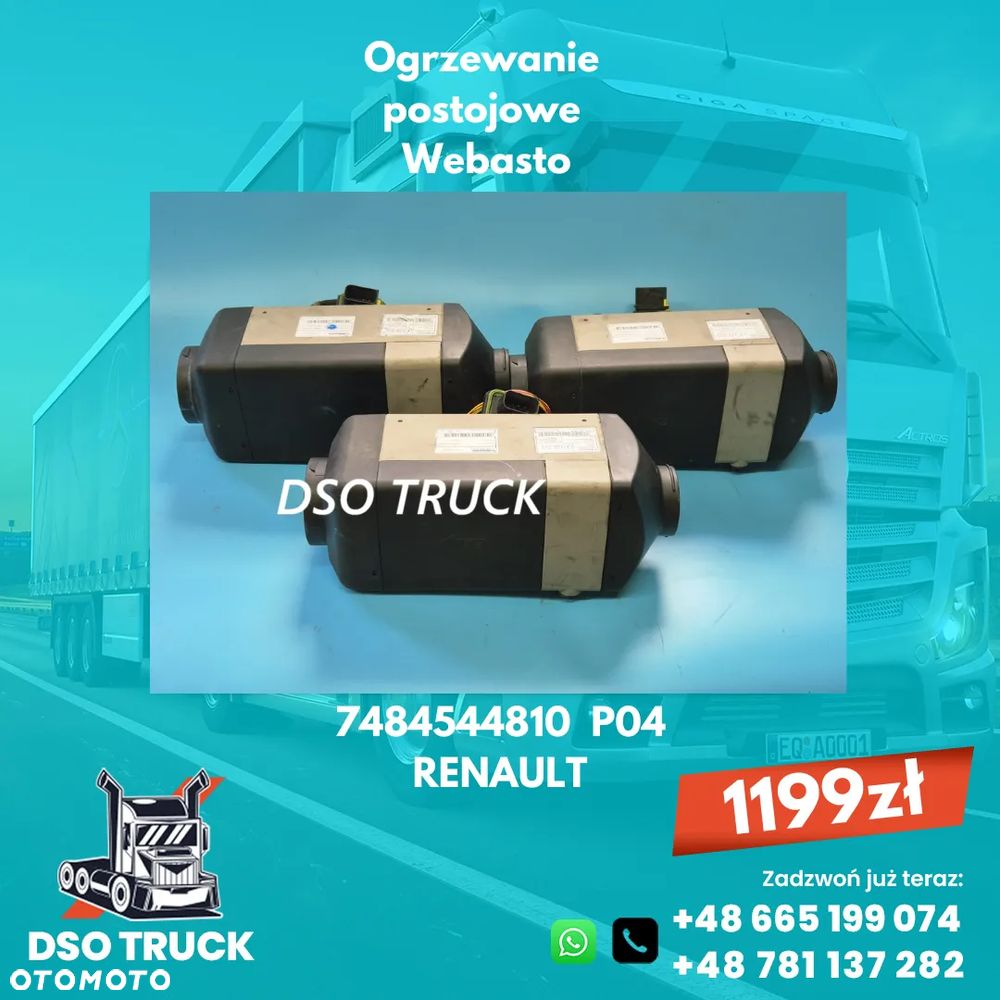 Ogrzewanie postojowe Webasto 7484544810 P04 RENAULT - 1